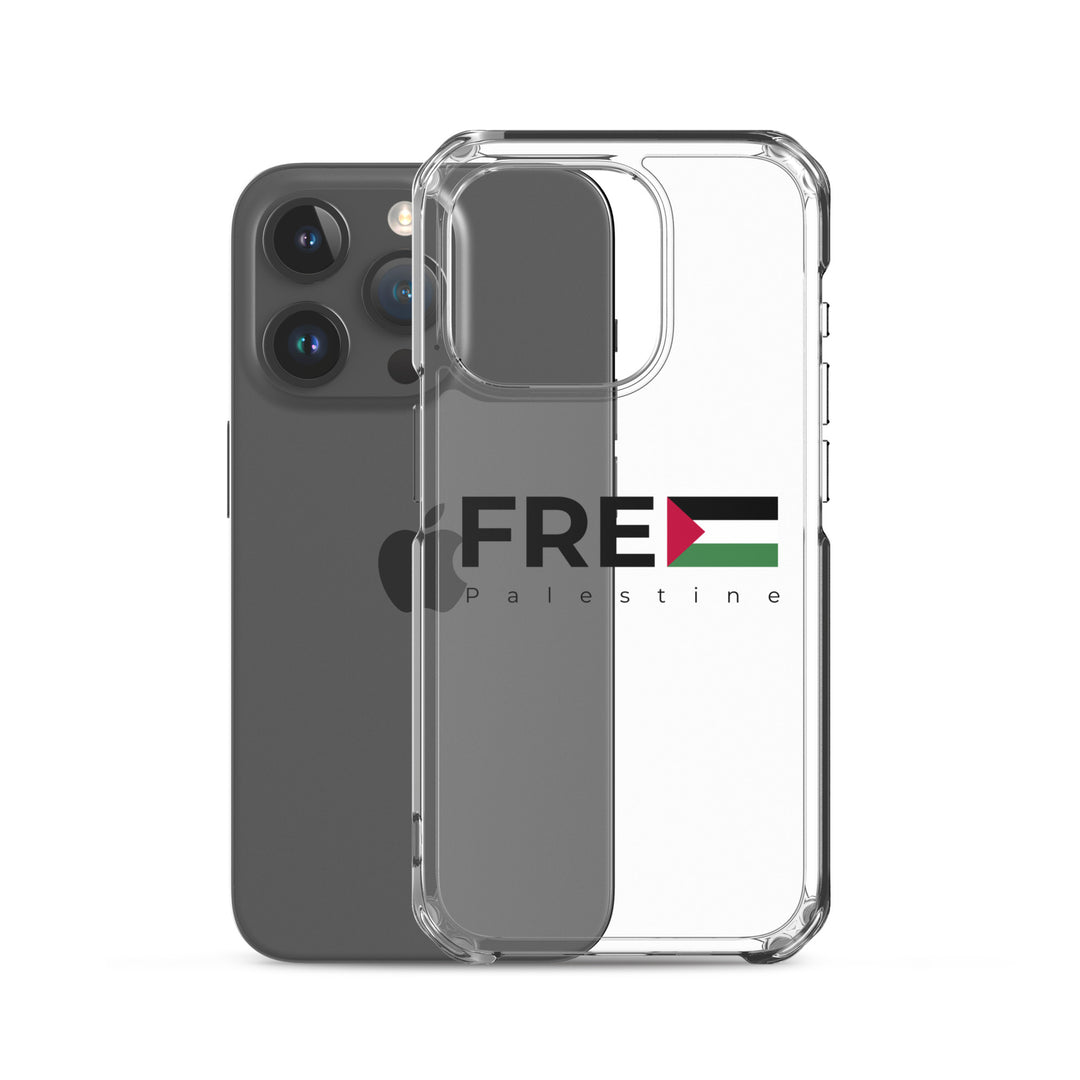 Free Palestine - Clear Case for iPhone®, iPhone iPhone 15 Pro Case With Phone