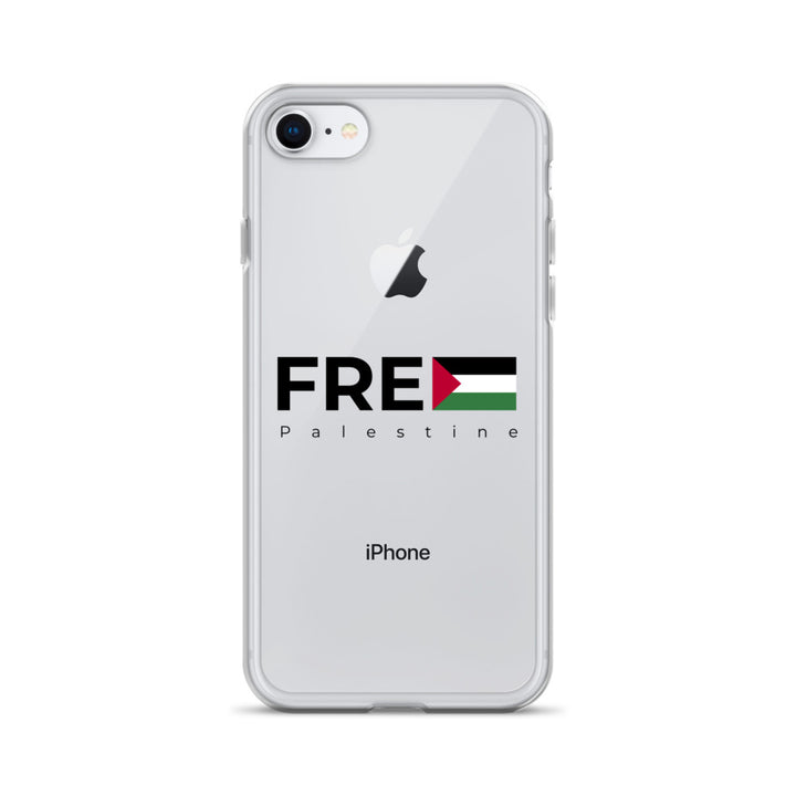Free Palestine - Clear Case for iPhone®, iPhone iPhone 7 8 Case On Phone