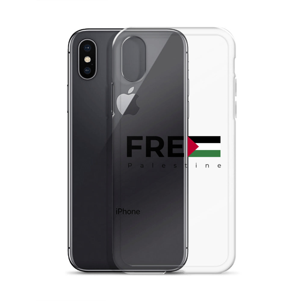 Free Palestine - Clear Case for iPhone®, iPhone iPhone X Xs Case With Phone