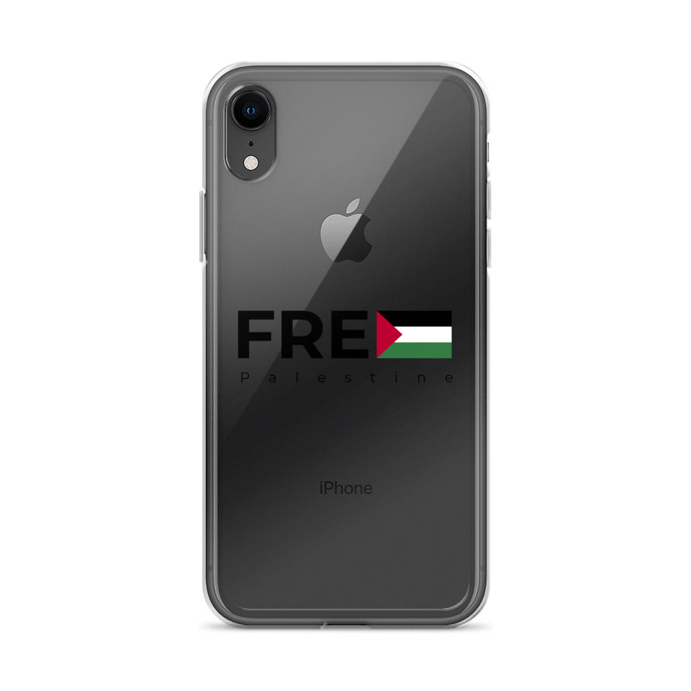 Free Palestine - Clear Case for iPhone®, iPhone iPhone Xr Case On Phone