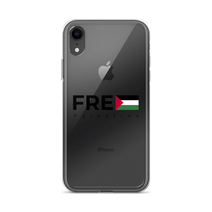 Free Palestine - Clear Case for iPhone®, iPhone iPhone Xr Case On Phone