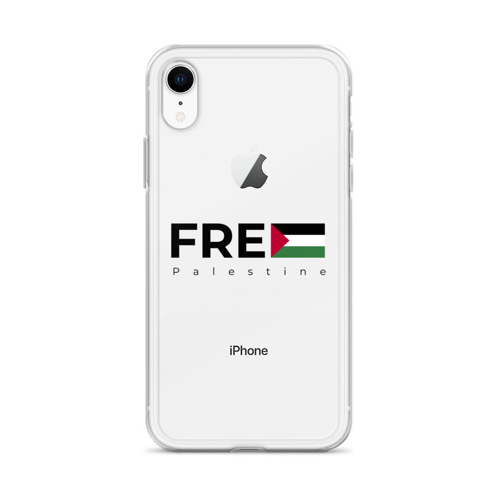Free Palestine - Clear Case for iPhone®, iPhone iPhone Xr Case On Phone