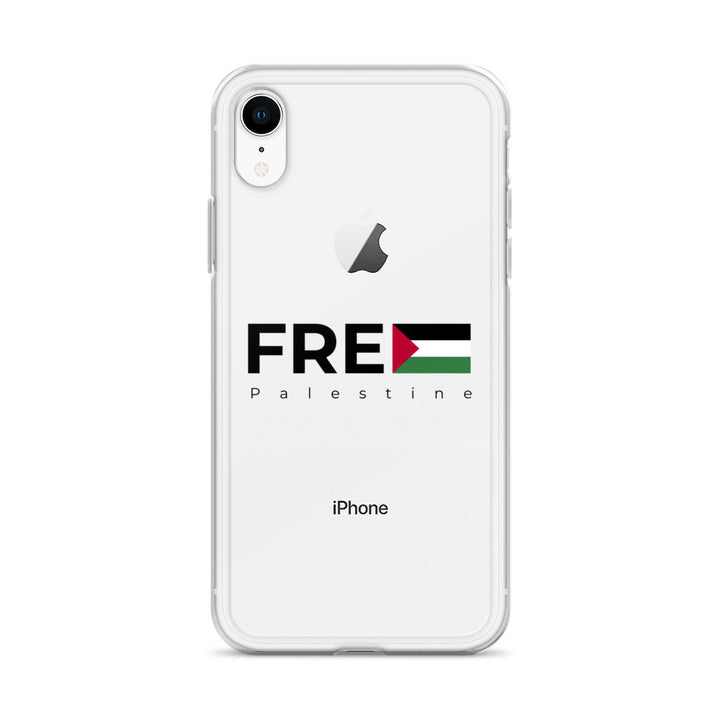 Free Palestine - Clear Case for iPhone®, iPhone iPhone Xr Case On Phone