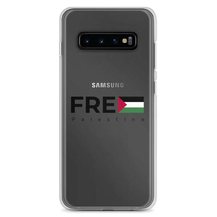 Free Palestine - Clear Case for Samsung®, Samsung Samsung Galaxy S10 Case On Phone