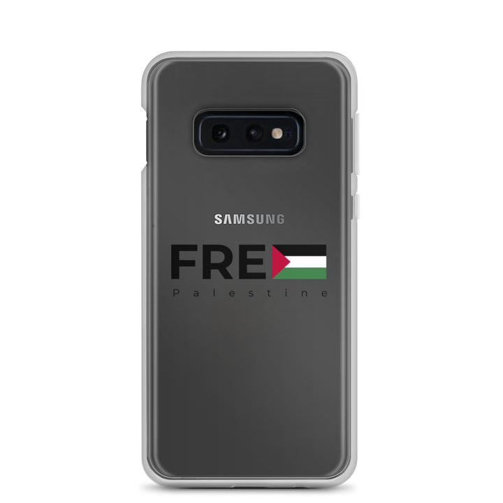 Free Palestine - Clear Case for Samsung®, Samsung Samsung Galaxy S10e Case On Phone