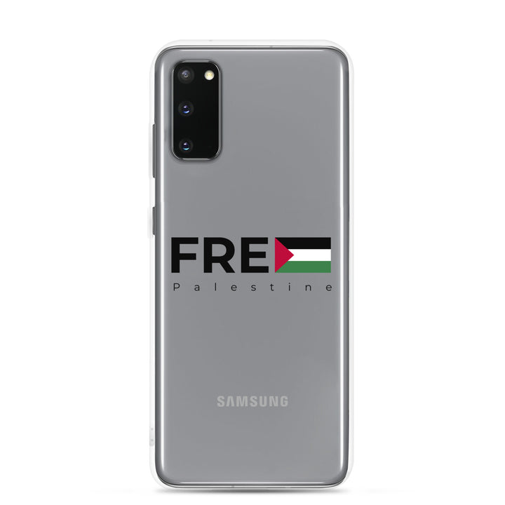 Free Palestine - Clear Case for Samsung®, Samsung Samsung Galaxy S20 Case On Phone