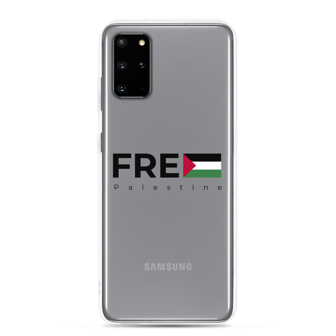 Free Palestine - Clear Case for Samsung®, Samsung Samsung Galaxy S20 Plus Case On Phone