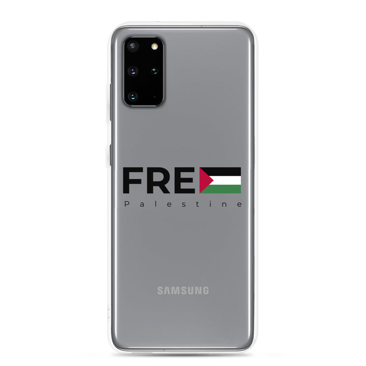 Free Palestine - Clear Case for Samsung®, Samsung Samsung Galaxy S20 Plus Case On Phone