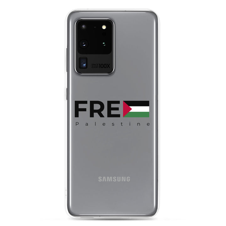 Free Palestine - Clear Case for Samsung®, Samsung Samsung Galaxy S20 Ultra Case On Phone