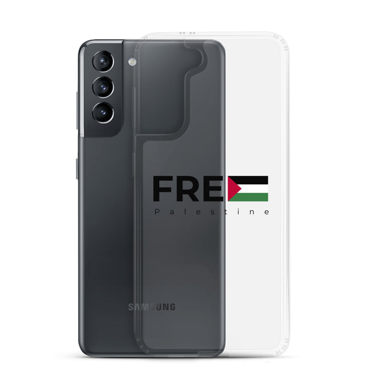 Free Palestine - Clear Case for Samsung®, Samsung Samsung Galaxy S21 Case With Phone