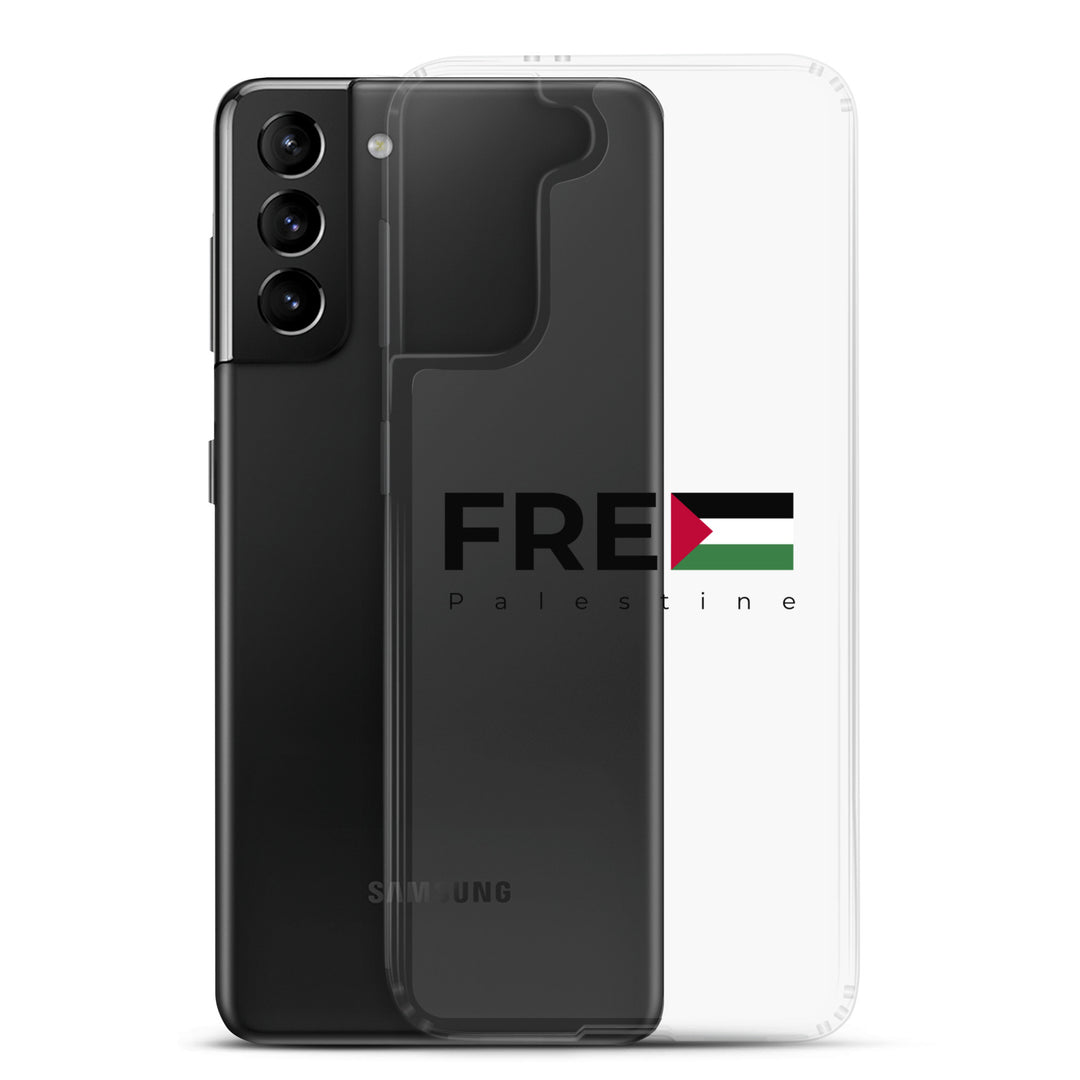 Free Palestine - Clear Case for Samsung®, Samsung Samsung Galaxy S21 Plus Case With Phone