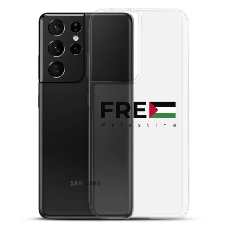 Free Palestine - Clear Case for Samsung®, Samsung Samsung Galaxy S21 Ultra Case With Phone