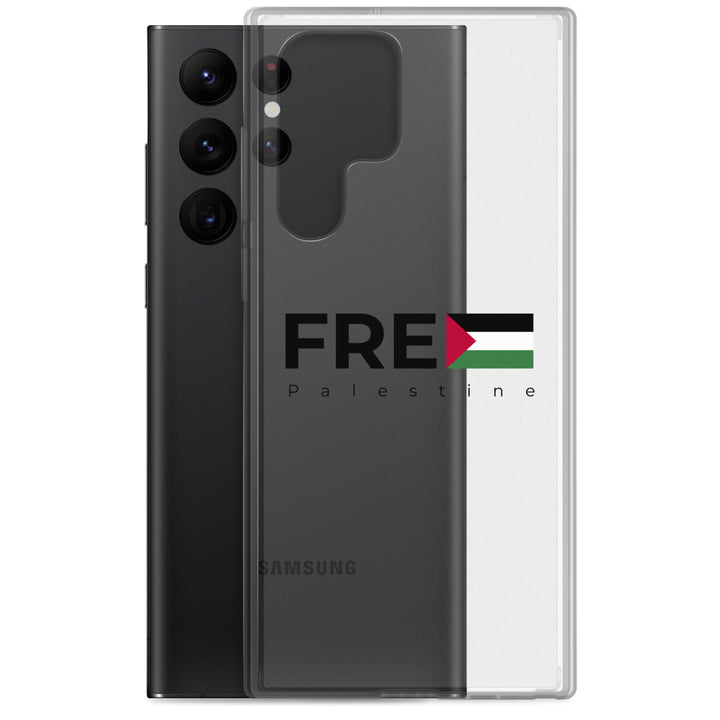 Free Palestine - Clear Case for Samsung®, Samsung Samsung Galaxy S22 Ultra Case With Phone