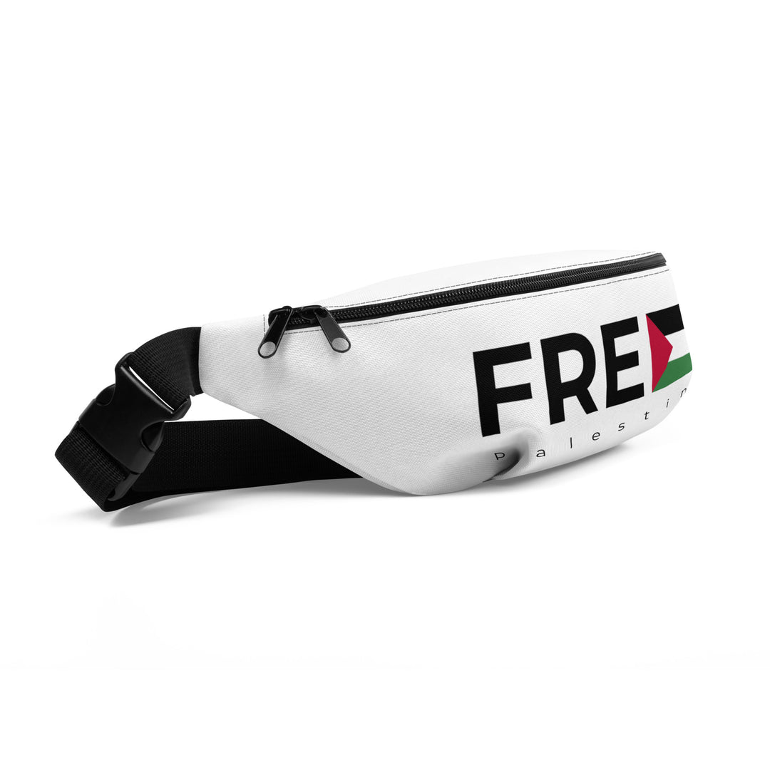 Free Palestine - Fanny Pack, White Front
