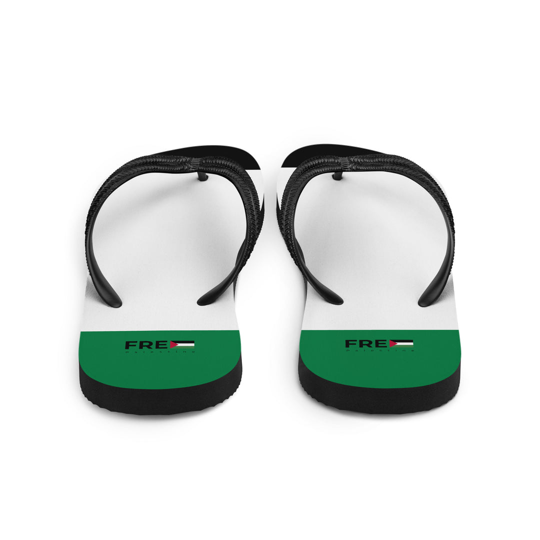 Free Palestine - Flip-Flops, Sublimation Flip Flops White