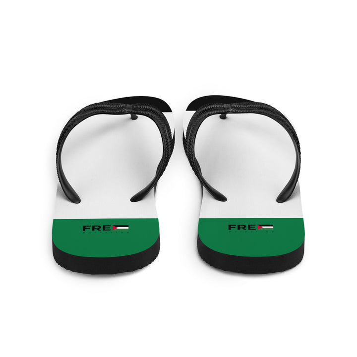 Free Palestine - Flip-Flops, Sublimation Flip Flops White