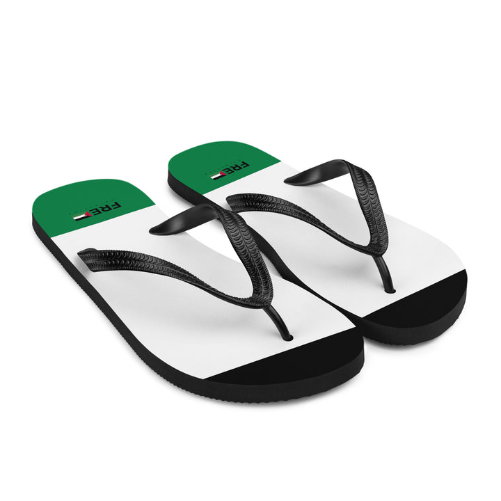 Free Palestine - Flip-Flops, Sublimation Flip Flops White Front