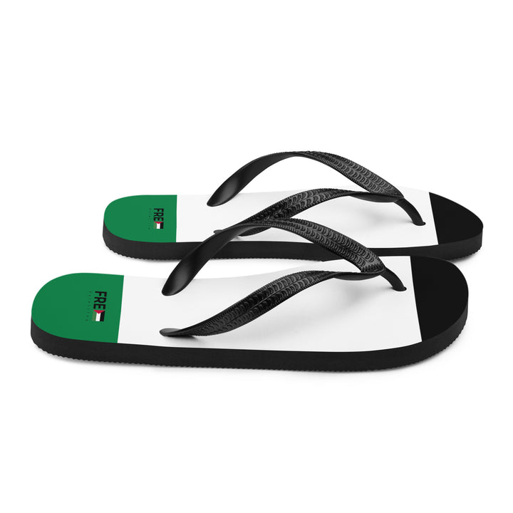Free Palestine - Flip-Flops, Sublimation Flip Flops White