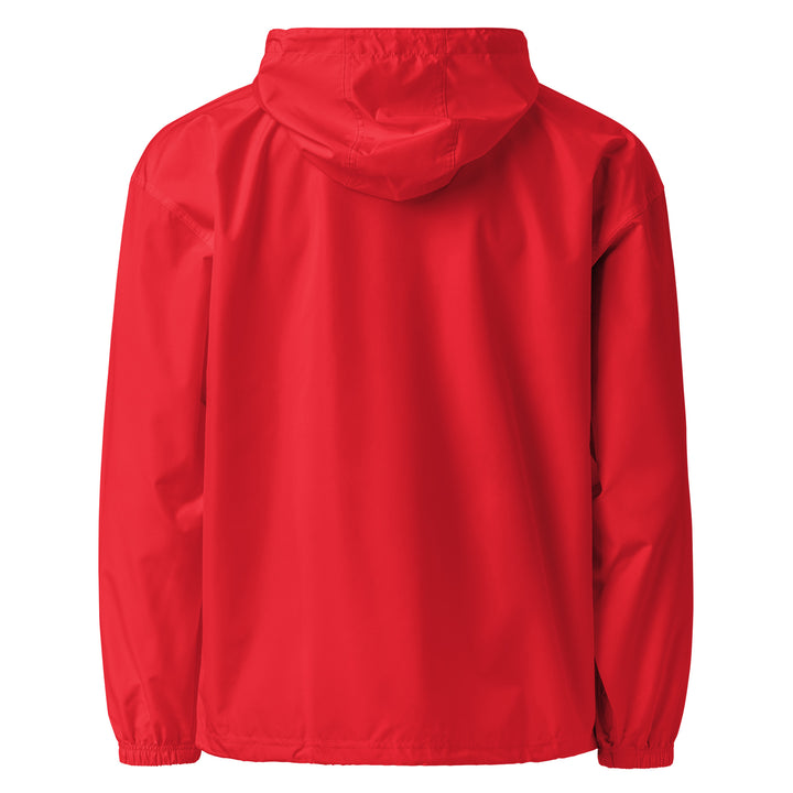 Free Palestine - Men’s Embroidered Champion Packable Jacket, Embroidered Champion Packable Jacket Scarlet