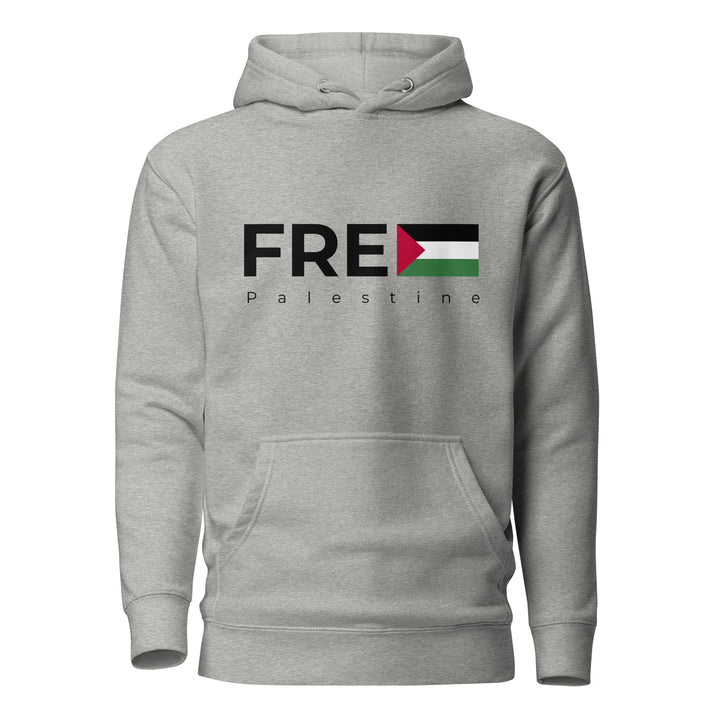 Free Palestine - Men’s Hoodie, Carbon Grey