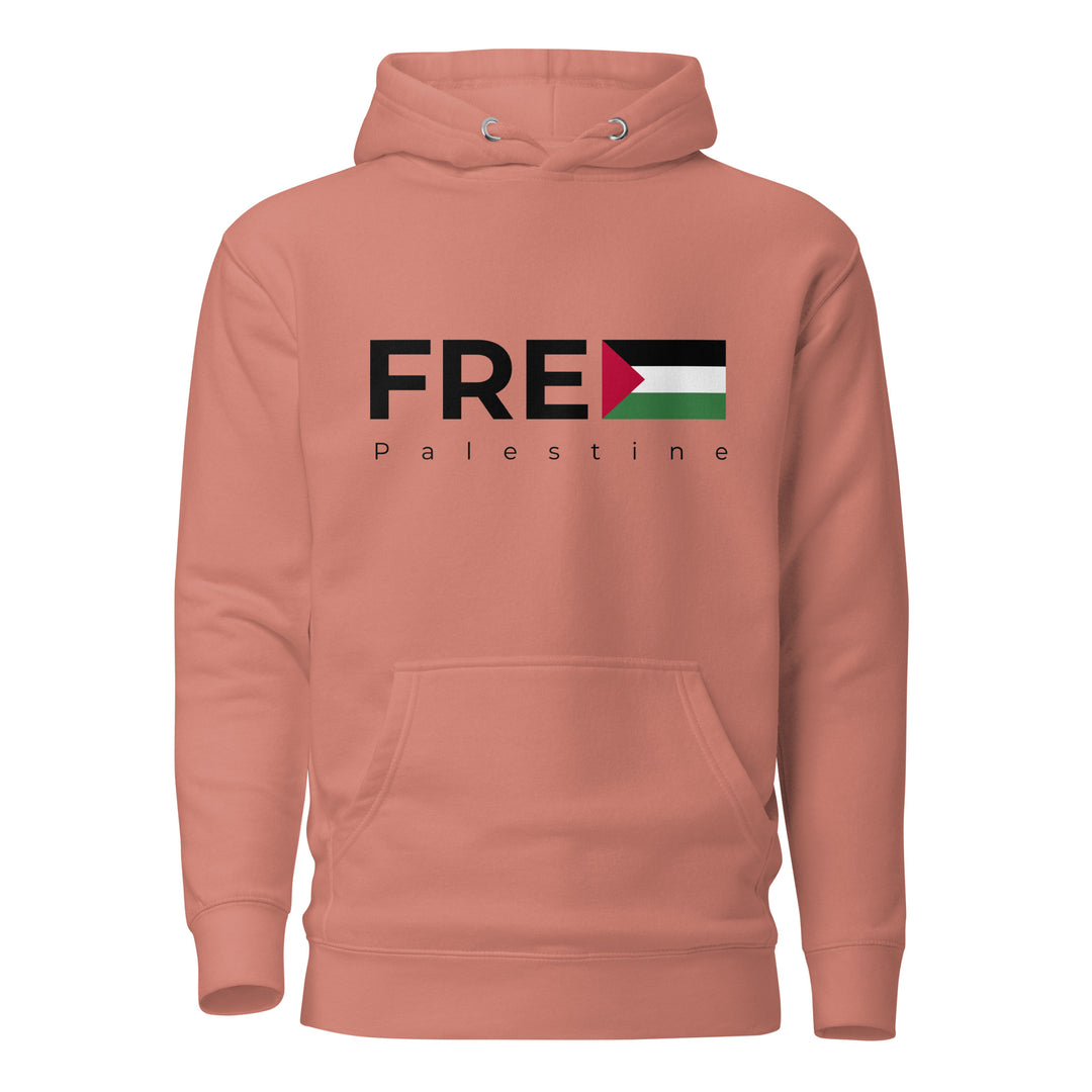 Free Palestine - Men’s Hoodie, Dusty Rose