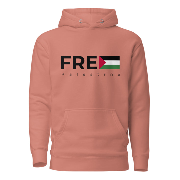 Free Palestine - Men’s Hoodie, Dusty Rose