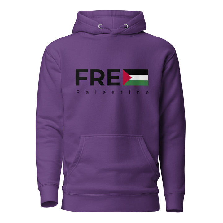 Free Palestine - Men’s Hoodie, Purple