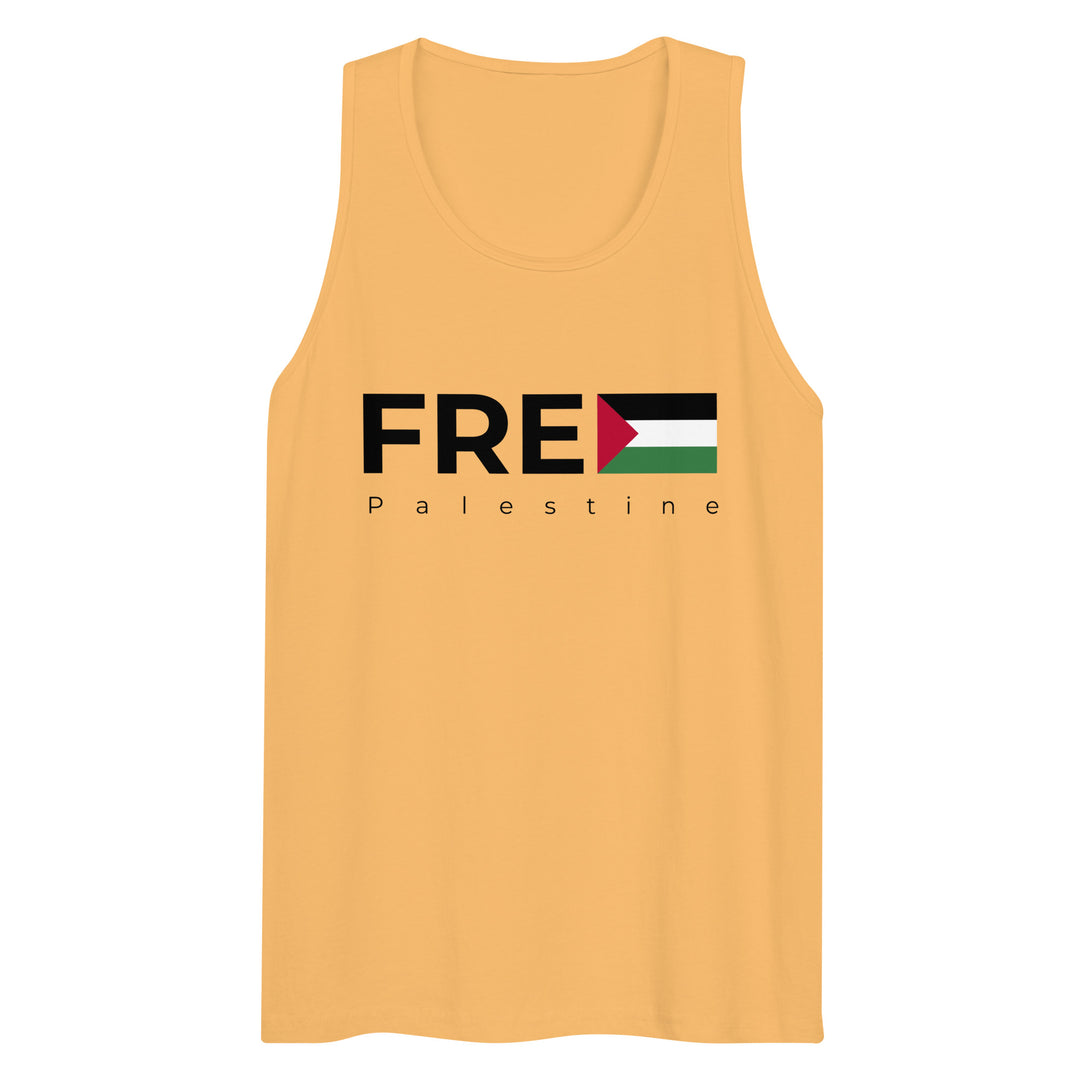 Free Palestine - Men’s Premium Tank Top, Mens Premium Tank Top Squash
