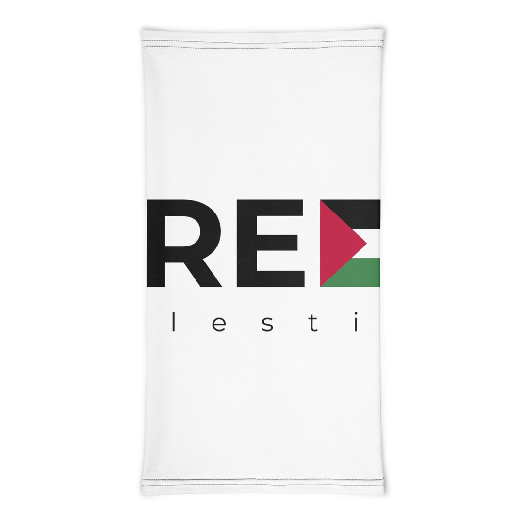 Free Palestine - Neck Gaiter, Gaiter White