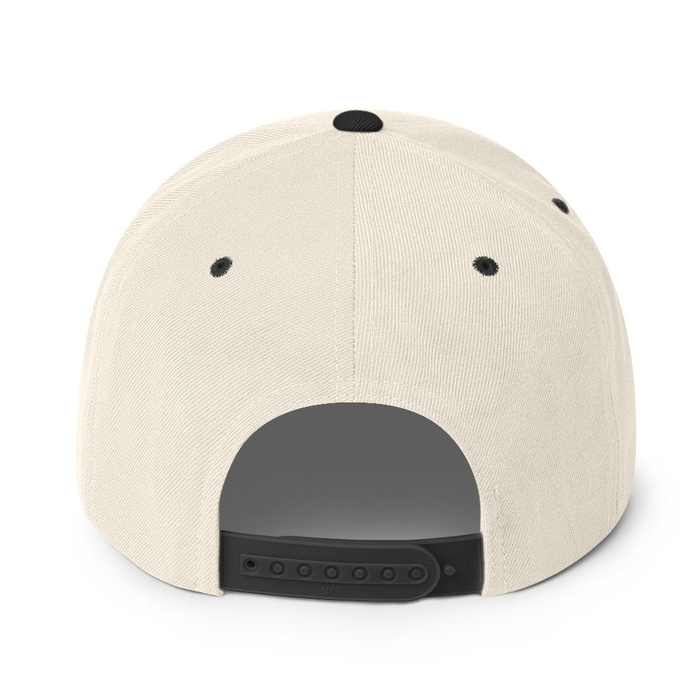 Free Palestine - Snapback Hat, Snapback Natural Black