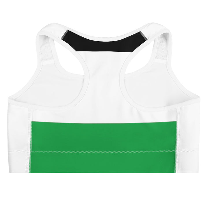 Free Palestine - Sports Bra, White