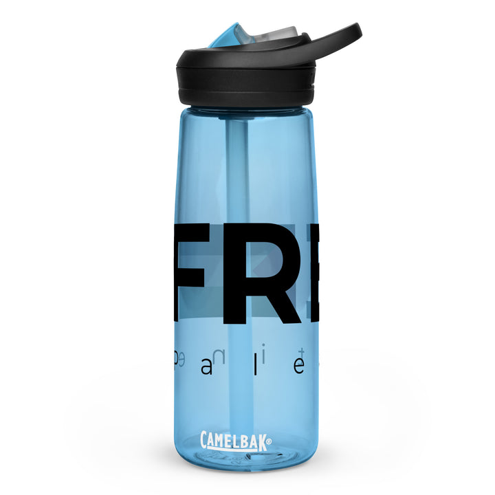 Free Palestine - Sports Water Bottle, Blue