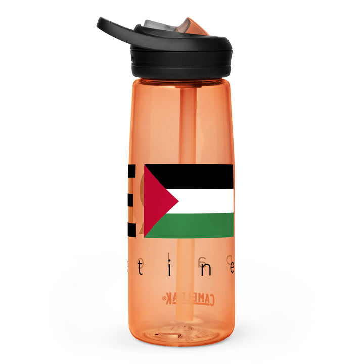 Free Palestine - Sports Water Bottle, Desert Sunrise