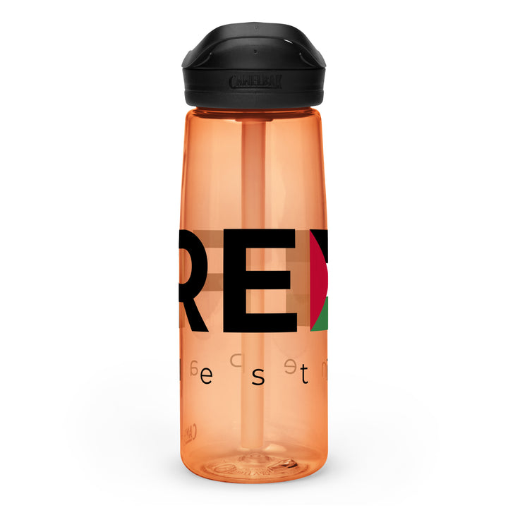 Free Palestine - Sports Water Bottle, Desert Sunrise