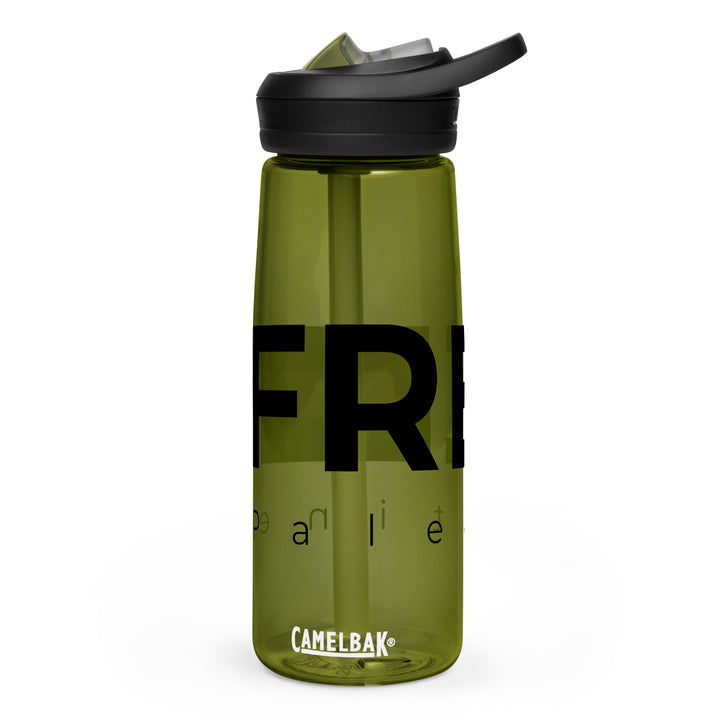 Free Palestine - Sports Water Bottle, Olive