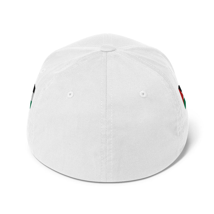 Free Palestine - Structured Twill Cap, Closed Back Structured Cap White