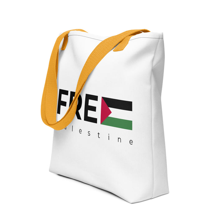 Free Palestine - Tote Bag, Yellow 15x15