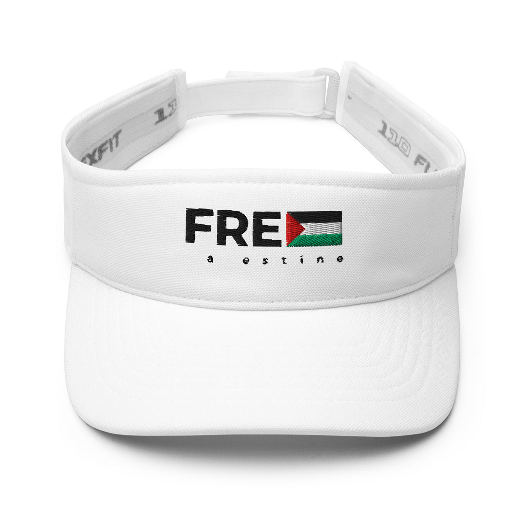 Free Palestine - Visor, Visor White