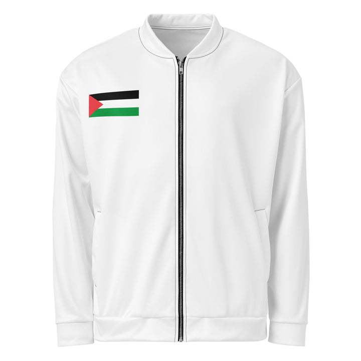 Free Palestine - Women’s Bomber Jacket, White