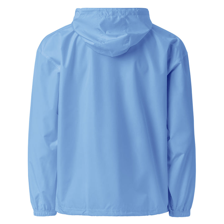 Free Palestine - Women’s Embroidered Champion Packable Jacket, Embroidered Champion Packable Jacket Light Blue