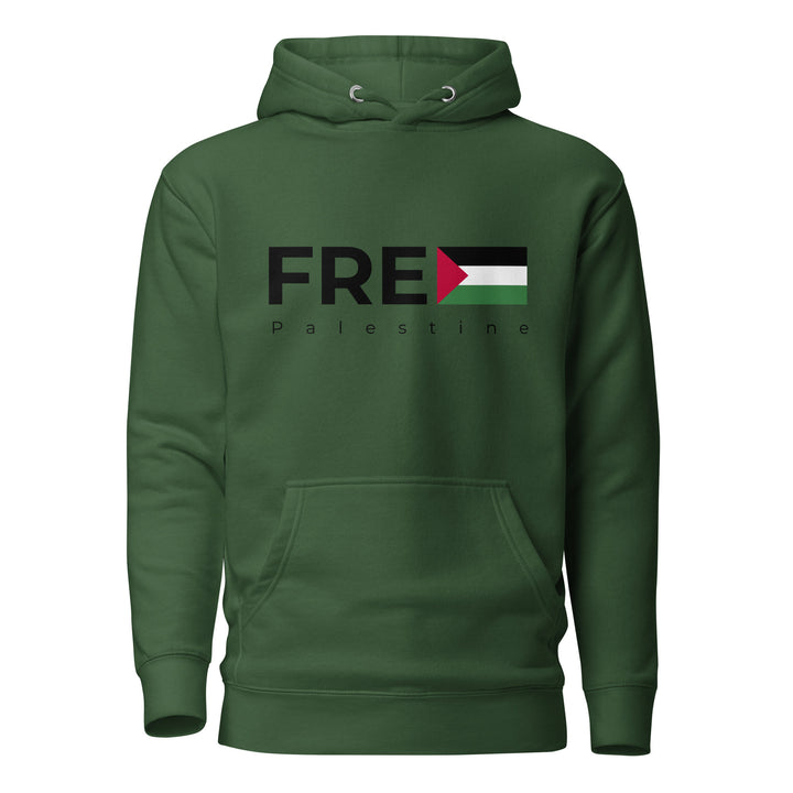 Free Palestine - Women’s Hoodie, Forest Green