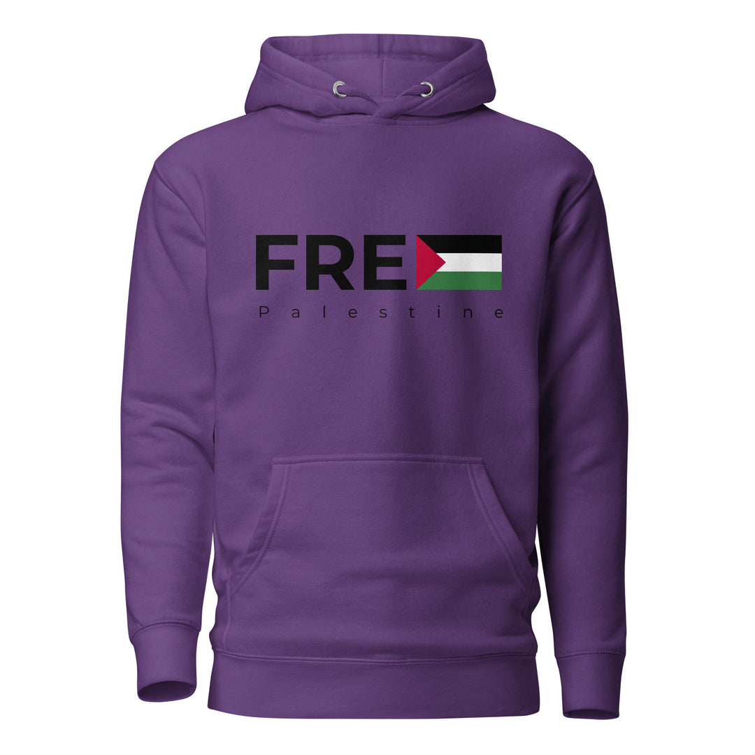 Free Palestine - Women’s Hoodie, Purple