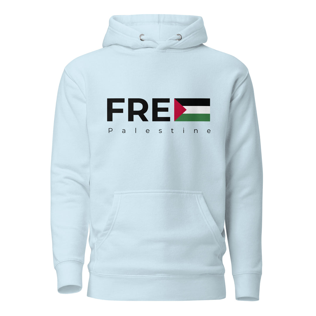 Free Palestine - Women’s Hoodie, Sky Blue