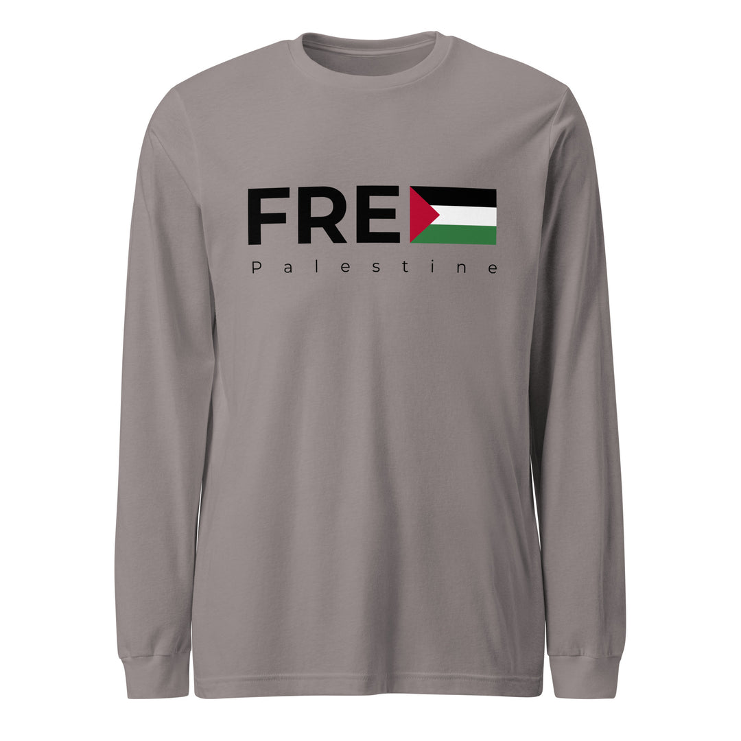 Free Palestine - Women’s Long Sleeve Tee, Storm