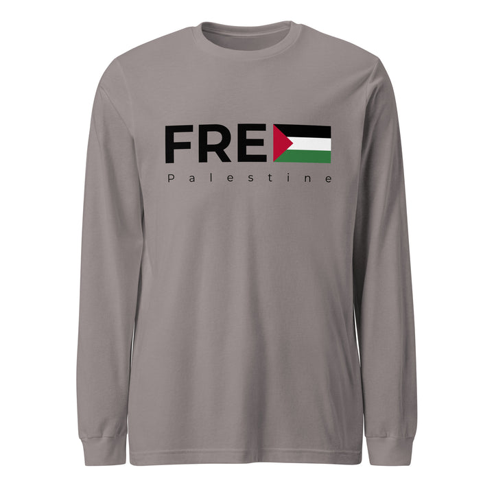 Free Palestine - Women’s Long Sleeve Tee, Storm