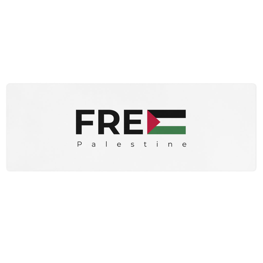 Free Palestine - Yoga Mat, White
