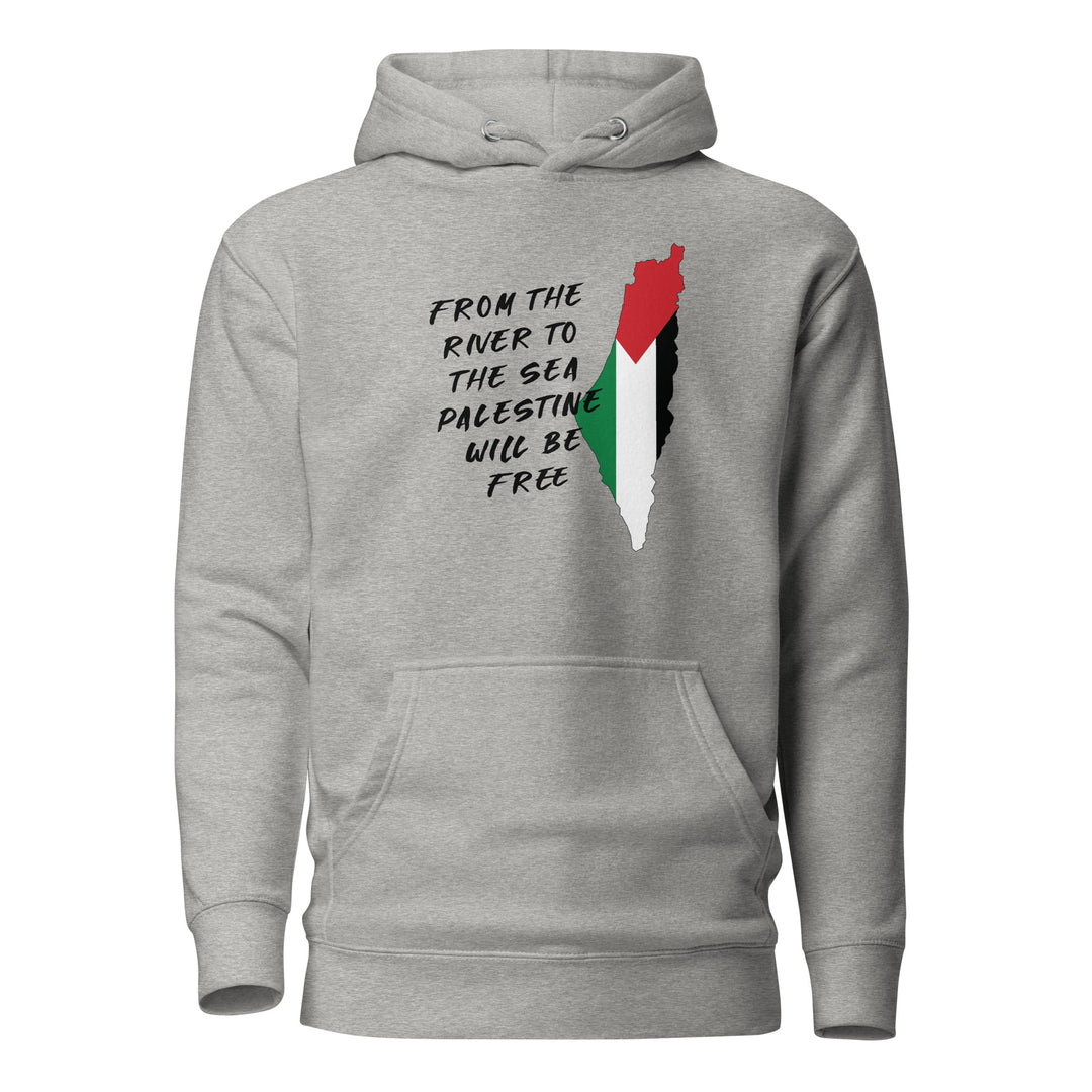 From the River - Men’s Hoodie, Carbon Grey