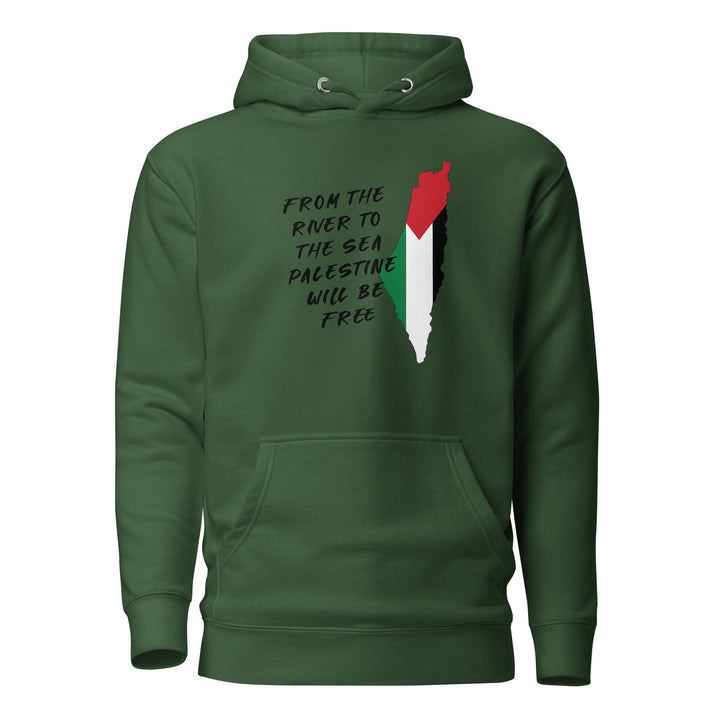 From the River - Men’s Hoodie, Forest Green