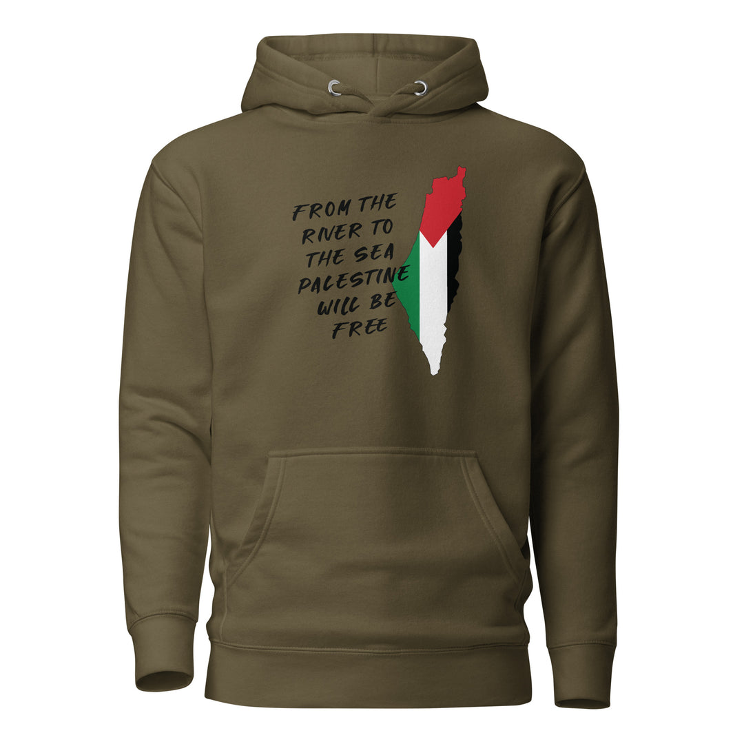 From the River - Men’s Hoodie, Military Green