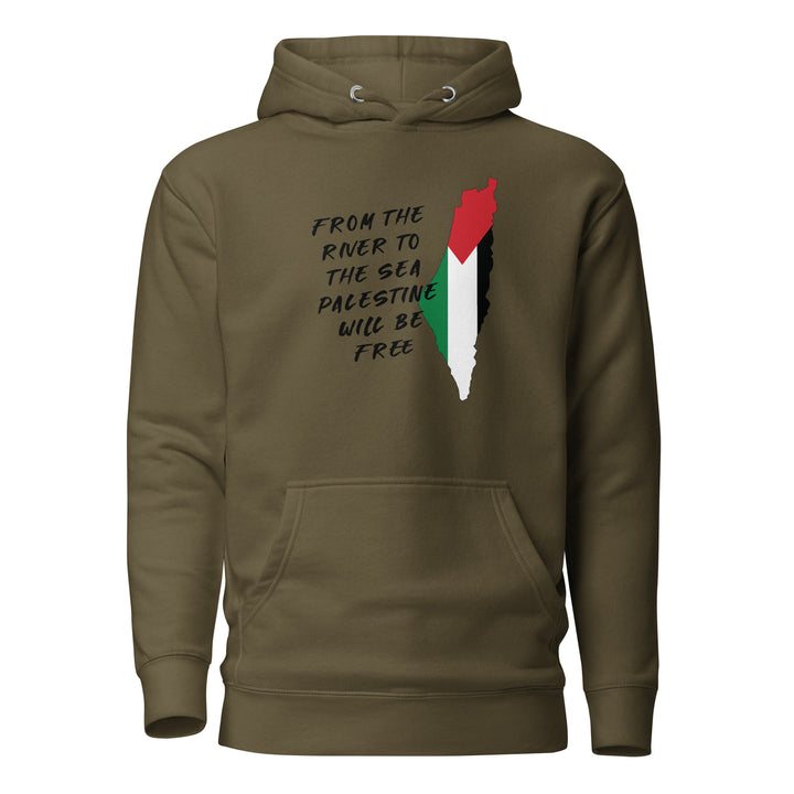 From the River - Men’s Hoodie, Military Green